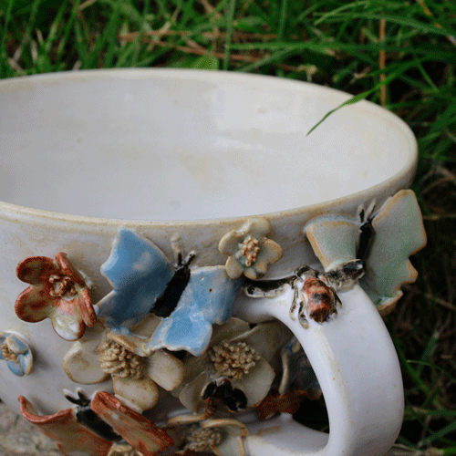 unika koppar handgjord keramik timmervikens keramik